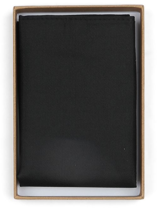 Suitable Pochette de Costume Soie Noir Verpakking