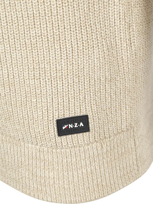 NZA Drake Sweter Half-Zip Warm Beige Product / Detail
