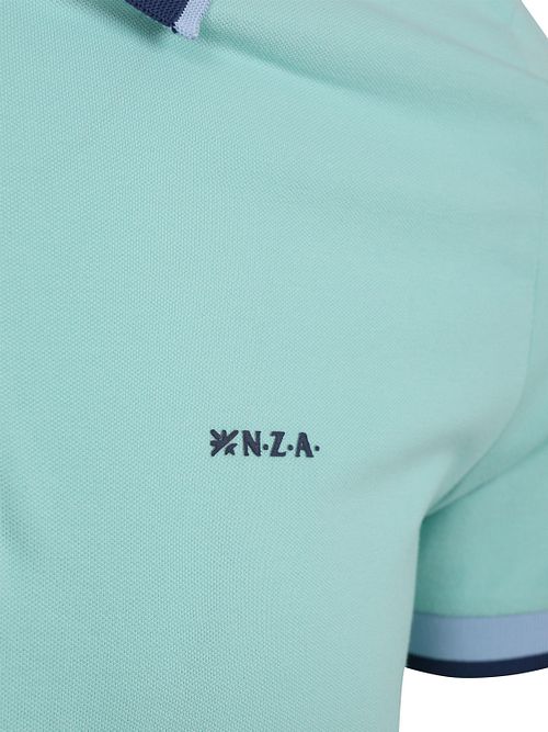 NZA Foxton Polo Piqué Pale Leaf Product / Detail