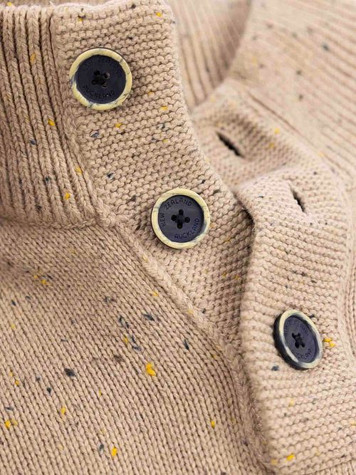 NZA Genser Mocker Conor Melange Varm Beige Product / Detail