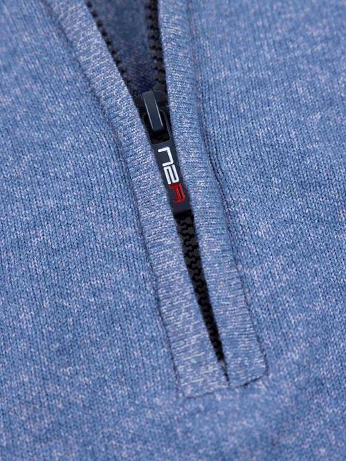 NZA Half Zip Pullover Christopher Melange Soft Blue Product / Detail