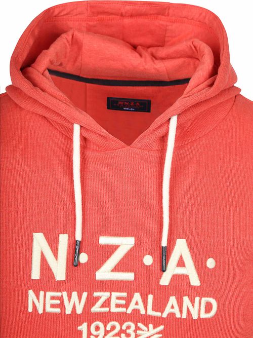 NZA Hettegenser French Rib Garment Washed Rød Product / Detail