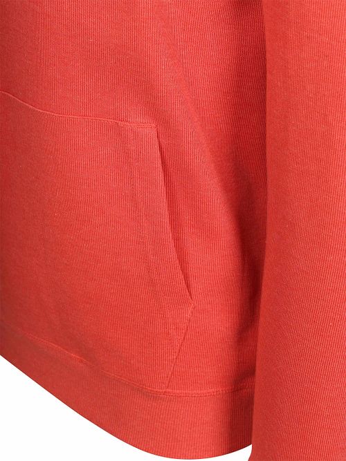 NZA Hettegenser French Rib Garment Washed Rød Product / Detail