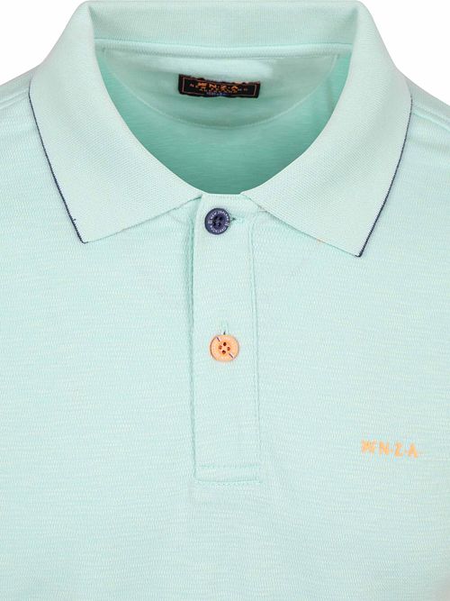 NZA Polo Bay Jacquard Mist Groen Product / Detail