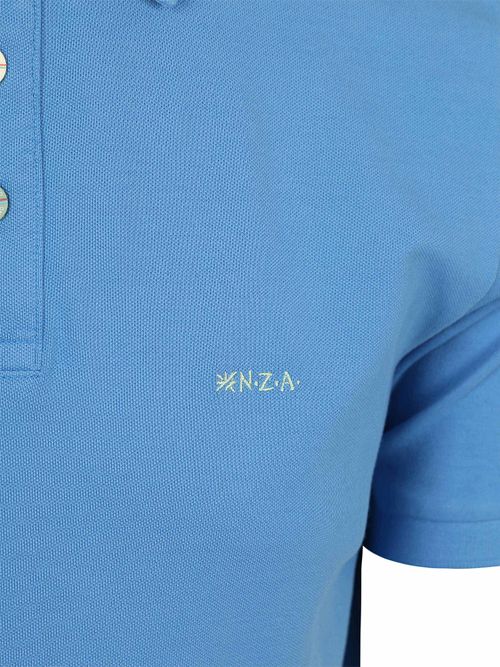 NZA Polo Hawera Bleu Sailing Product / Detail