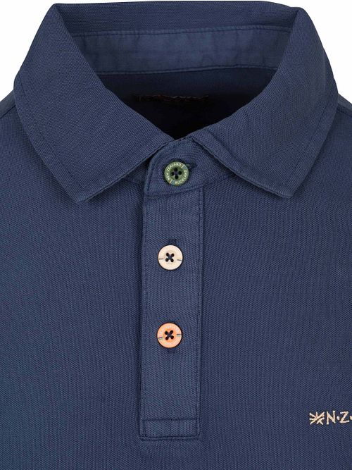 NZA Polo Hawera Navy Sky Product / Detail