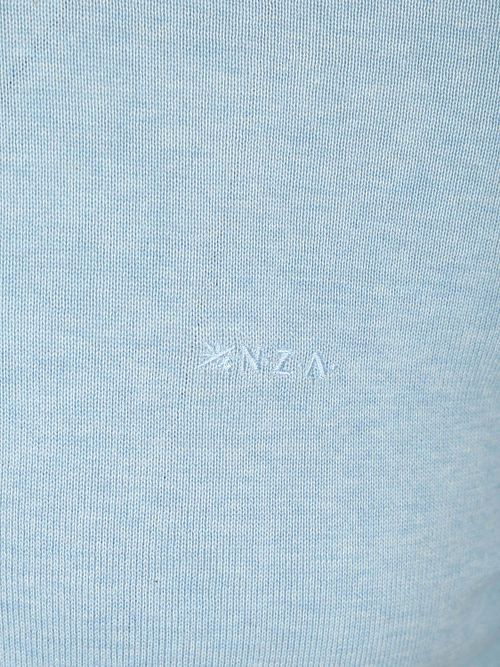 NZA Polo Maille Manches Longues Bleu Clair Product / Detail