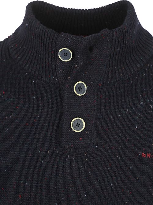 NZA Pull Mocker Adan Conor Melange Icon Navy Product / Detail