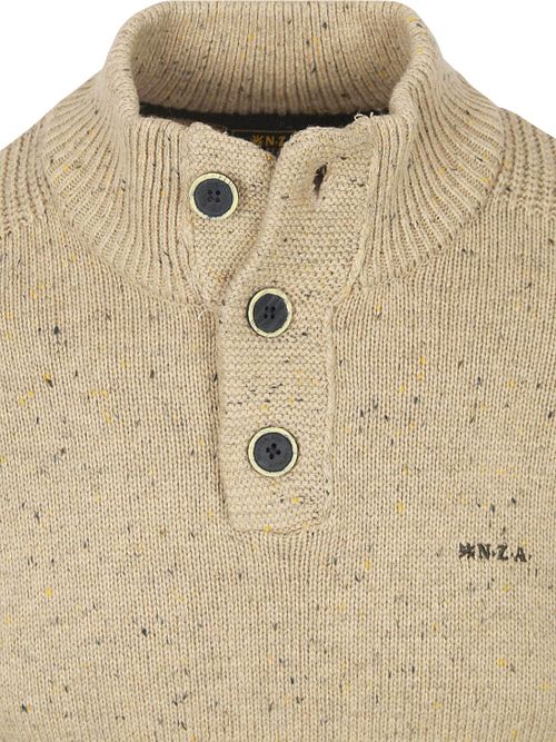 NZA Pullover Mocker Conor Melange Warm Beige Product / Detail