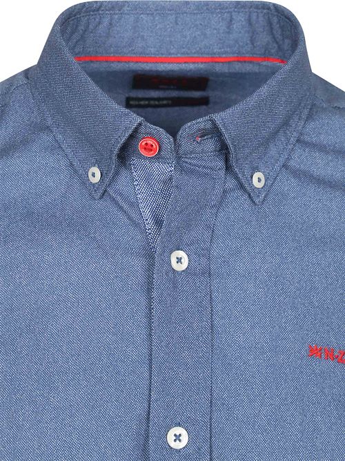 NZA Shirt James Oban Poplin Blue Product / Detail