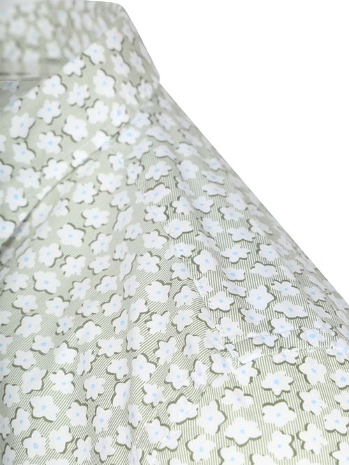 NZA Shirt Oban Poplin Flower Print Green Product / Detail