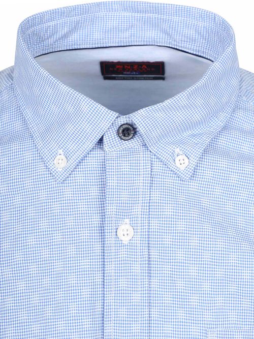 NZA Shirt Tuki Jacquard Print Blau Product / Detail