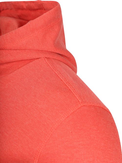 NZA Sweat à capuche French Rib Garment Washed Rouge