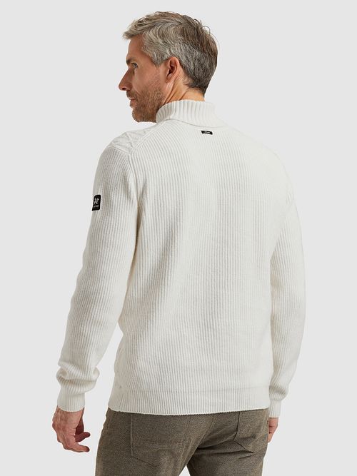 Vanguard Turtleneck Struktur Off White Product / Achterkant