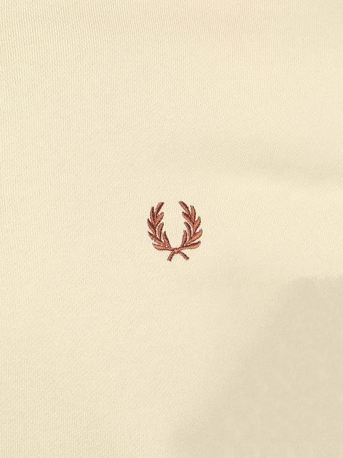Fred Perry Half Zip Trui Ecru Product / Detail