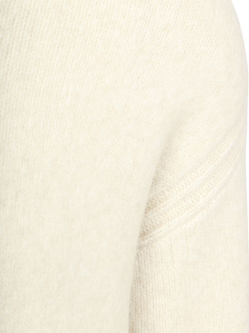 BOSS Kobear Half Zip Trui Wool Blend Ecru Product / Detail