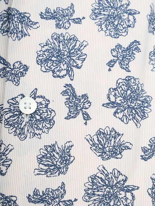 OLYMP Luxor Camicia Elegante Stampa Blauw Product / Detail