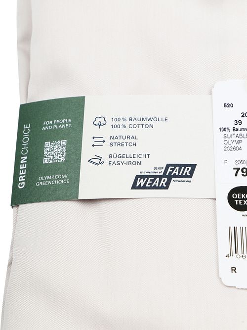 OLYMP Chemise Level 5 Twill Off White Product / Detail