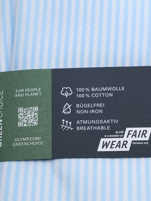 Olymp Chemise Luxor Rayures Bleu Product / Detail