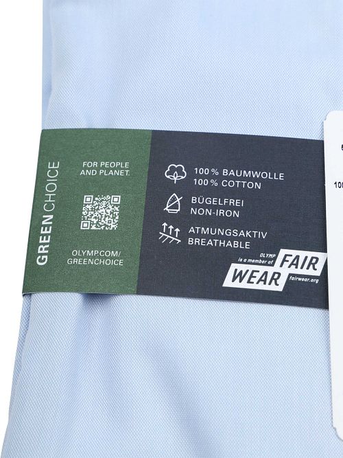 Olymp Chemise Luxor Structure Bleu Clair Product / Detail