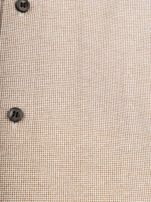 OLYMP Hemd Level 5 24/Seven Pied De Poule Braun Product / Detail