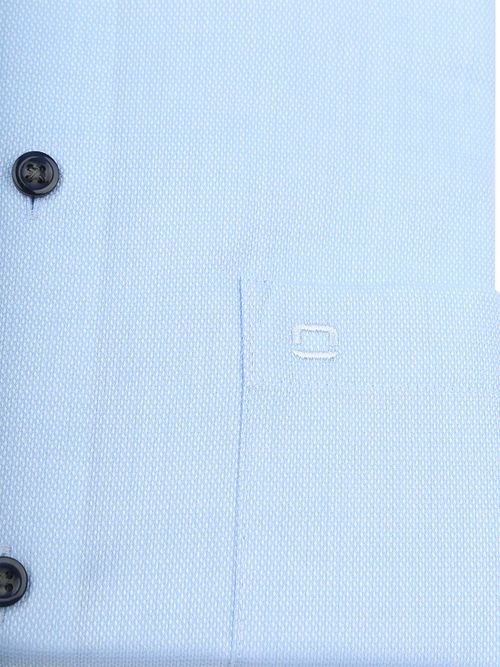 Koszula OLYMP Luxor ze strukturą w kolorze błękitnym Product / Detail