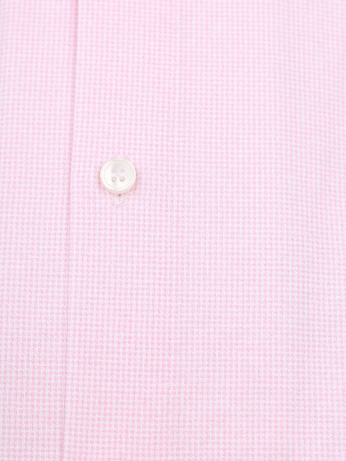 OLYMP Level 5 24/Seven Pied De Poule Camisa Elegante Rosa Product / Detail