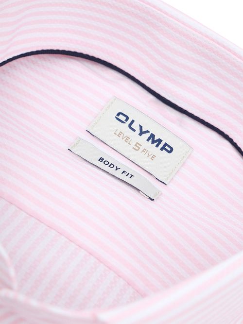 OLYMP Level 5 Camicia Elegante Righe Pink Product / Detail