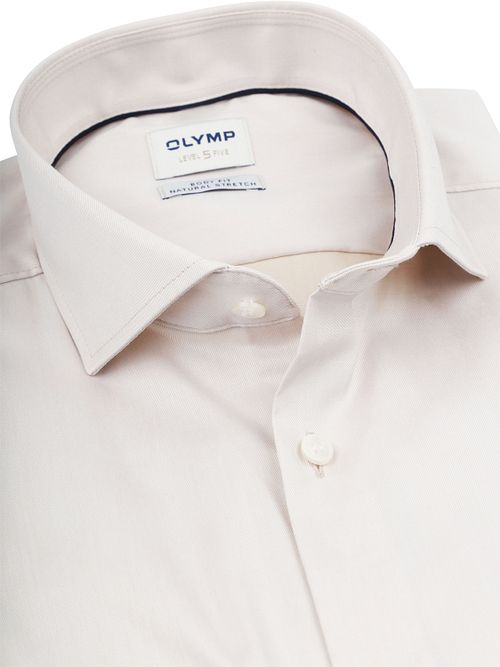 OLYMP Level 5 Camisa Elegante Off White Product / Detail