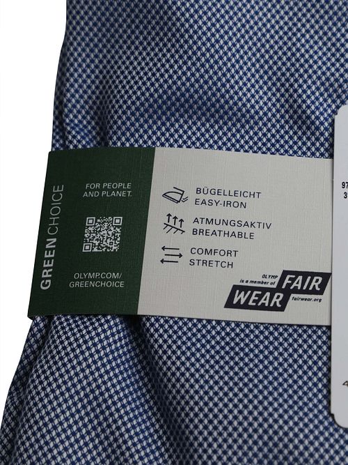 OLYMP Level 5 Dobby Skjorte Kongeblå Product / Detail