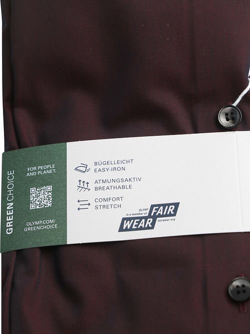 OLYMP Level Five Skjorte Burgunder Product / Detail