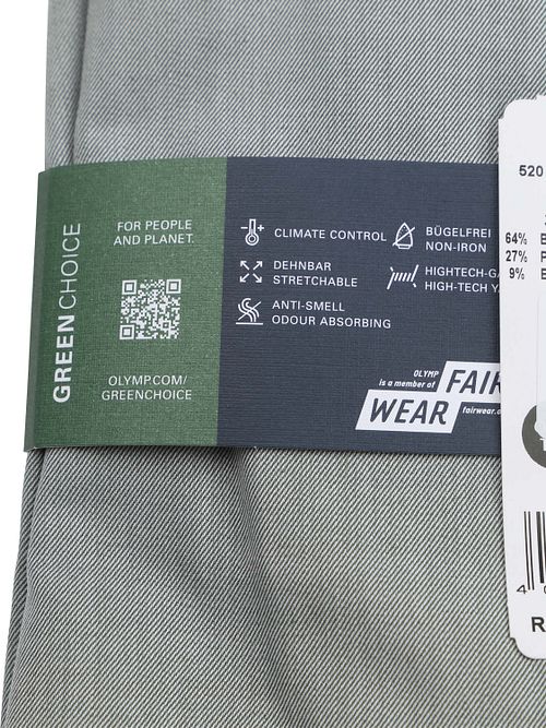 Olymp Luxor 24/Seven Overhemd Groen Product / Detail