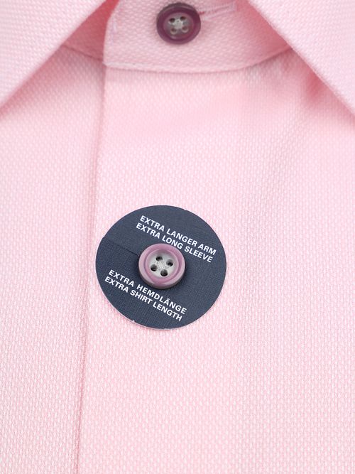 OLYMP Luxor Hemd Extra Long Sleeves Structure Rosa Product / Detail