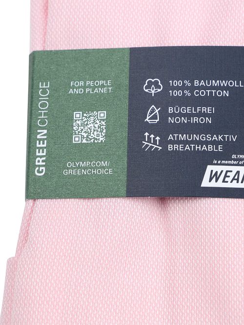 Olymp Luxor Overhemd Structure Roze Product / Detail