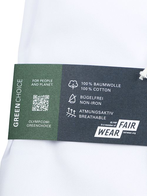 Olymp Luxor Overhemd Structure Wit Product / Detail