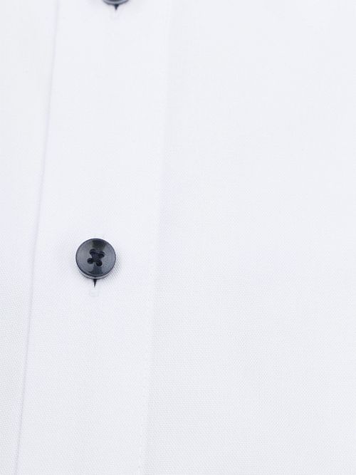 Olymp Luxor Shirt Contrast Button White Product / Detail