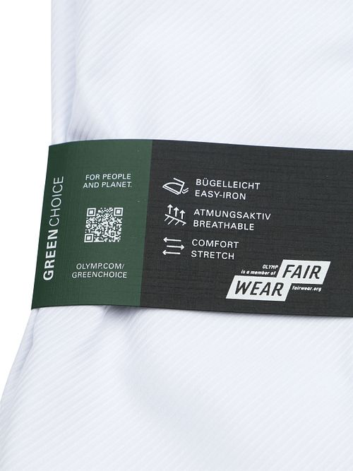 OLYMP No'6 six Skjorte Skinny Fit Hvit Verpakking