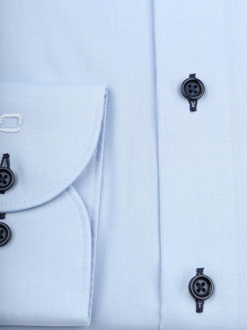 Olymp Luxor Overhemd Contrast Buttons Lichtblauw Product / Detail