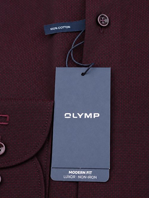 Olymp Luxor Shirt Bordeaux