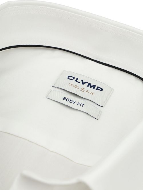 OLYMP Tuxedo Shirt Level 5 Body Fit Ecru French Cuff Product / Detail