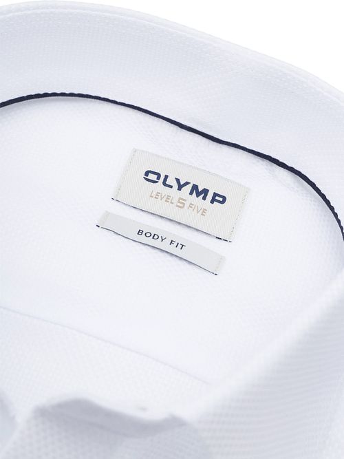 Olymp Level 5 Dobby Shirt White Product / Detail
