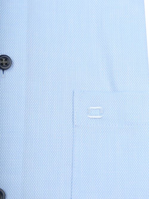 Olymp Luxor Short Sleeve Shirt Structure Light Blue Product / Detail