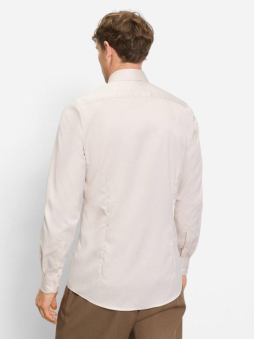 Olymp Level 5 Shirt Twill Off White Model / Achterkant
