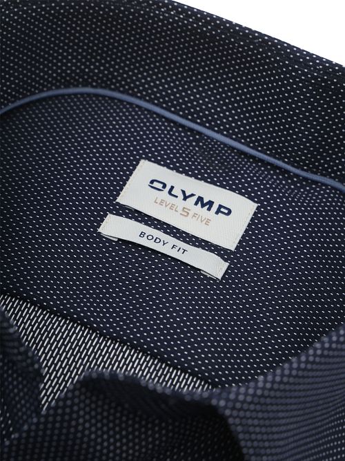 OLYMP Level 5 Skjorta Pinpoint Navy Product / Detail
