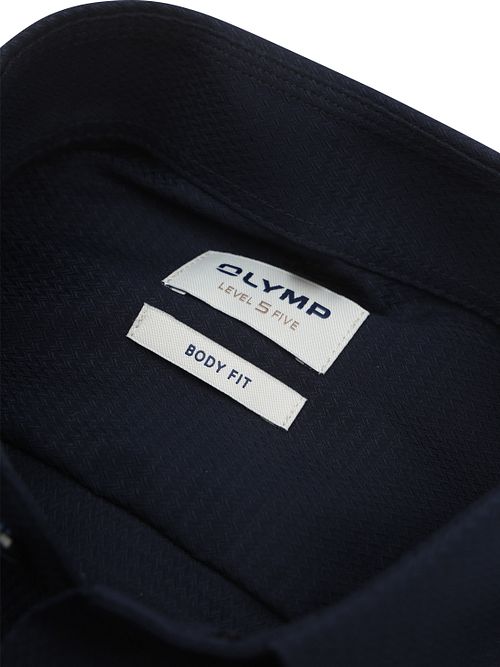 OLYMP Skjorta Nivå 5 Marinblå Extra Långa ärmar Product / Detail