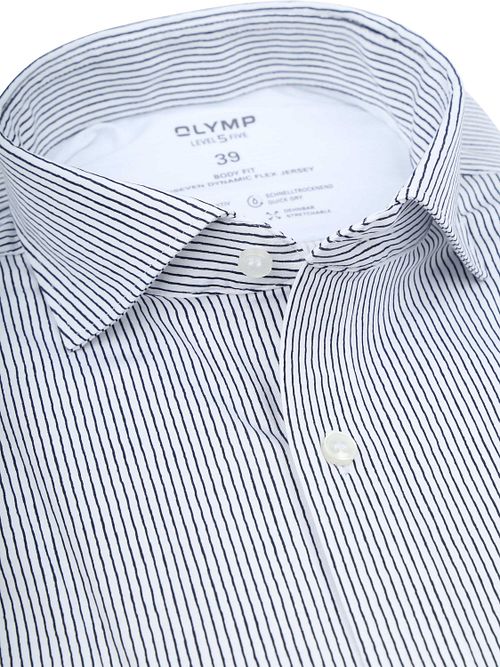 OLYMP Skjorta Level 5 24/Seven Penstripe Blå Product / Detail