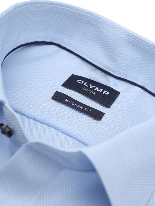Olymp Luxor Skjorte Diamond Twill Lyseblå Product / Detail