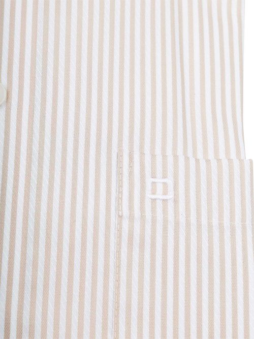 Olymp Luxor Skjorte Striber Beige Product / Detail