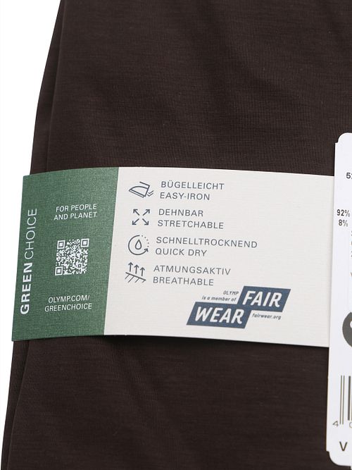 OLYMP Skjorte Level 5 24/Seven Brun Product / Detail