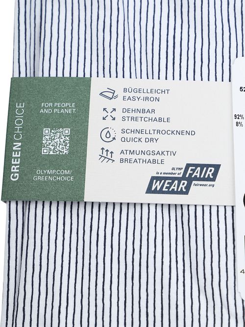 OLYMP Skjorte Level 5 24/Seven Penstripe Blå Product / Detail